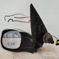 SPECCHIETTO RETROVISORE SINISTRO PEUGEOT 206 2° S