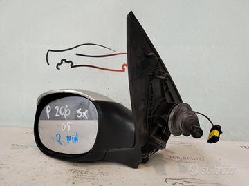 SPECCHIETTO RETROVISORE SINISTRO PEUGEOT 206 2° S