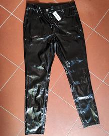 pantalone pelle Calzedonia 