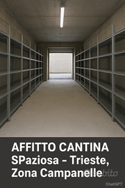 Cantina spaziosa zona campanelle accesso auto