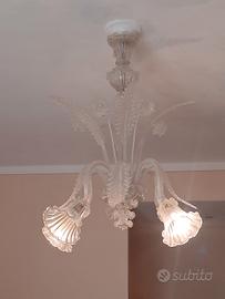 lampadario antico vetro di Murano