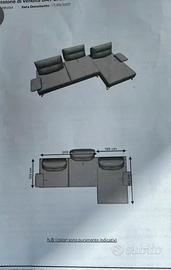 Divano dondi salotti come nuovo