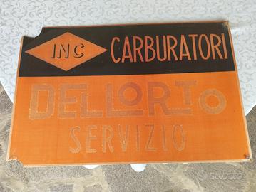 Insegna pubblicitaria Carburatori Dell'orto 