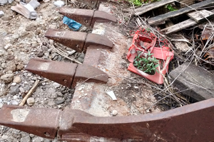 Benna per scavatore 400/500 quintali