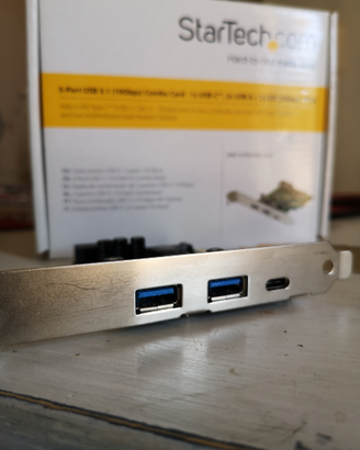 Usb 3.1 Gen 2 Type-C Startech Pcie Card