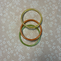 Set 3 bracciali in vetro