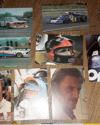 Set 8 Cartoline Auto da Corsa e Piloti F1 anni 60