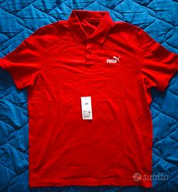 Polo Puma Rossa essential n. 1 Logo pique - L