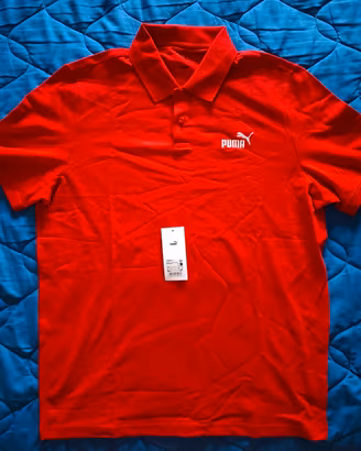Polo Puma Rossa essential n. 1 Logo pique - L