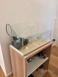 Acquario tartarughe/ tartarughiera d’acqua 70L
