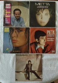 1 - Dischi 45 giri artisti vari num 5