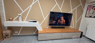 parete soggiorno artigianale