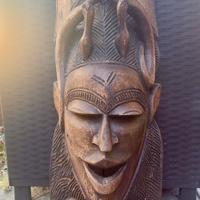 Maschera Africana in Legno h 100 cm - MOLTO BELLA!