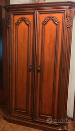 Armadio da ingresso in legno pregiato vintage