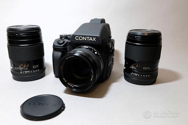 Contax 645 AF + 80 mm f 2 +45 mm f2.8+140 mm f2.8