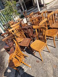 sedie vintage osteria ristorante