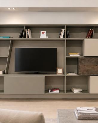 Presotto Soggiorno Moderno Modulart grigio  Nuovo