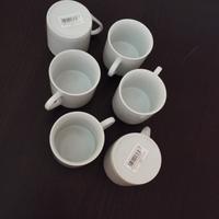 set 6 tazze caffè nuove, mai usate