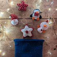 Set 6pz Natale "Amici del Polo"