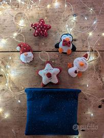 Set 6pz Natale "Amici del Polo"