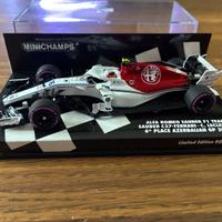 modellino F1 1:43 Alfa Romeo Charles Leclerc 2018