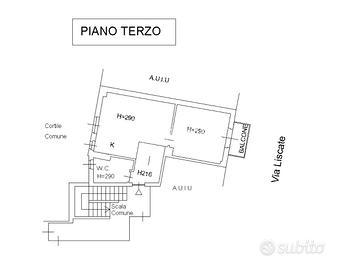 BILOCALE CON BALCONE IN USOFRUTTO A TERMINE DI 10