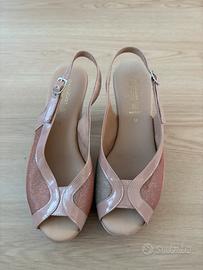 Sandali rosa con tacco n.38