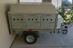 Rimorchio trasporto cani