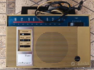 Radio d'epoca/vintage a valvole Mivar Anni 60