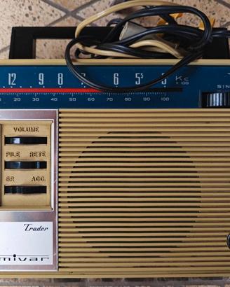 Radio d'epoca/vintage a valvole Mivar Anni 60
