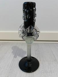 Portacandele in vetro di Murano