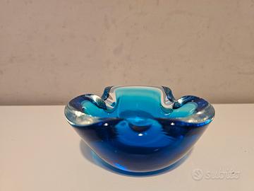 posacenere vetro sommerso vintage 