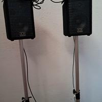 casse acustiche +supporto casse