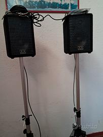 casse acustiche +supporto casse