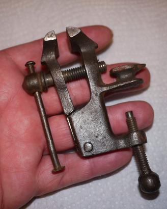 piccola morsa morsetto con incudine per orologiaio