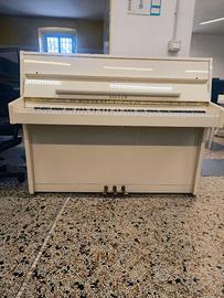 Pianoforte Sauter 110 bianco tedesco con trasporto
