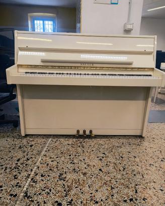 Pianoforte Sauter 110 bianco tedesco con trasporto