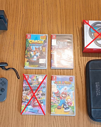 Nintendo Switch 1a Serie con accessori e giochi