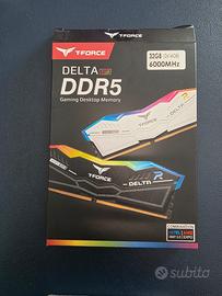 RAM DDR5 TFORCE 32GB 6000 Mt/s BIANCHE