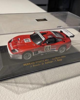 Ferrari 575 GTC 24h Le Mans 2004 1/43 IXO ( Con Di