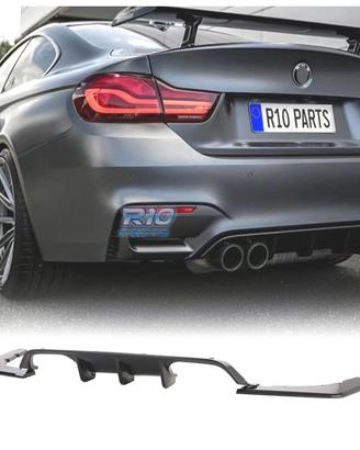 DIFUSORE BMW M3 F80 M4 F82 F83 M PERFORMANCE NERO 