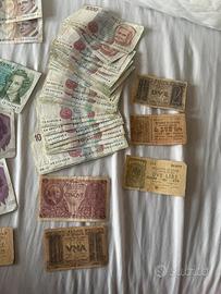 Banconote lire varie e banconote regno d’Italia
