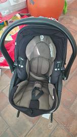 Ovetto reclinabile evoluna i-size con base isofix 