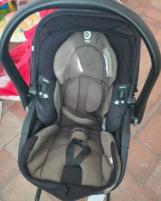 Ovetto reclinabile evoluna i-size con base isofix 