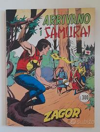 zagor Zenit N  168 arrivano I samurai 