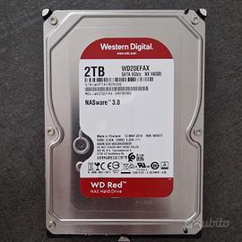2 Hard Disk Western Digital Red 2TB per NAS 