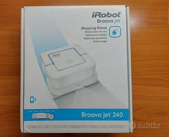 Irobot Braava Jet 240 Lavapavimenti  + 11 Panni