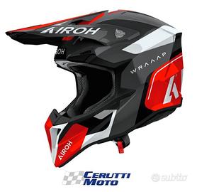 Casco Airoh Wraaap Conquer RED GLOSS