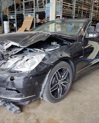 Ricambi MERCEDES CLASSE E CABRIO 1796cc C207 2010