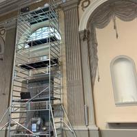 Trabattello/ponteggio in alluminio